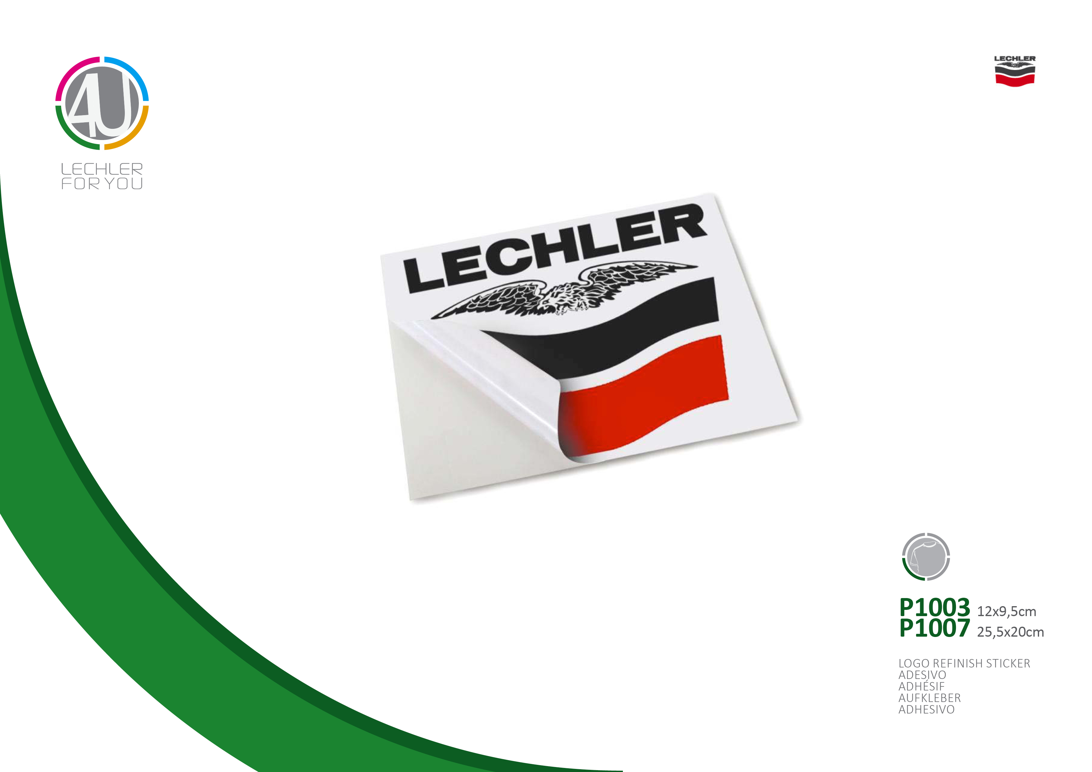 Naklejka Refinish Logo