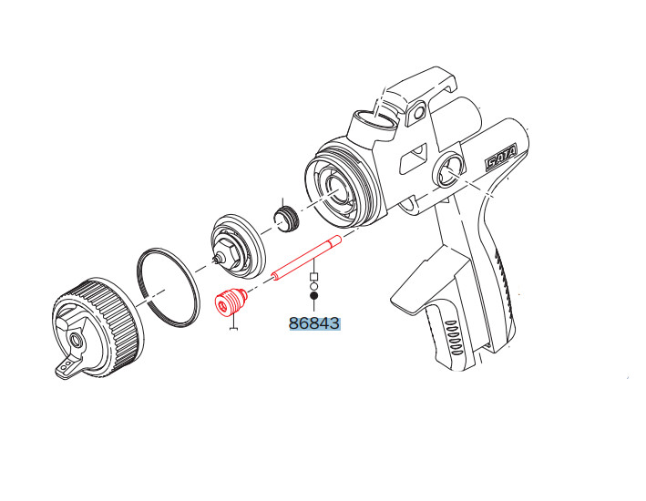 Stempel powietrzny 86843