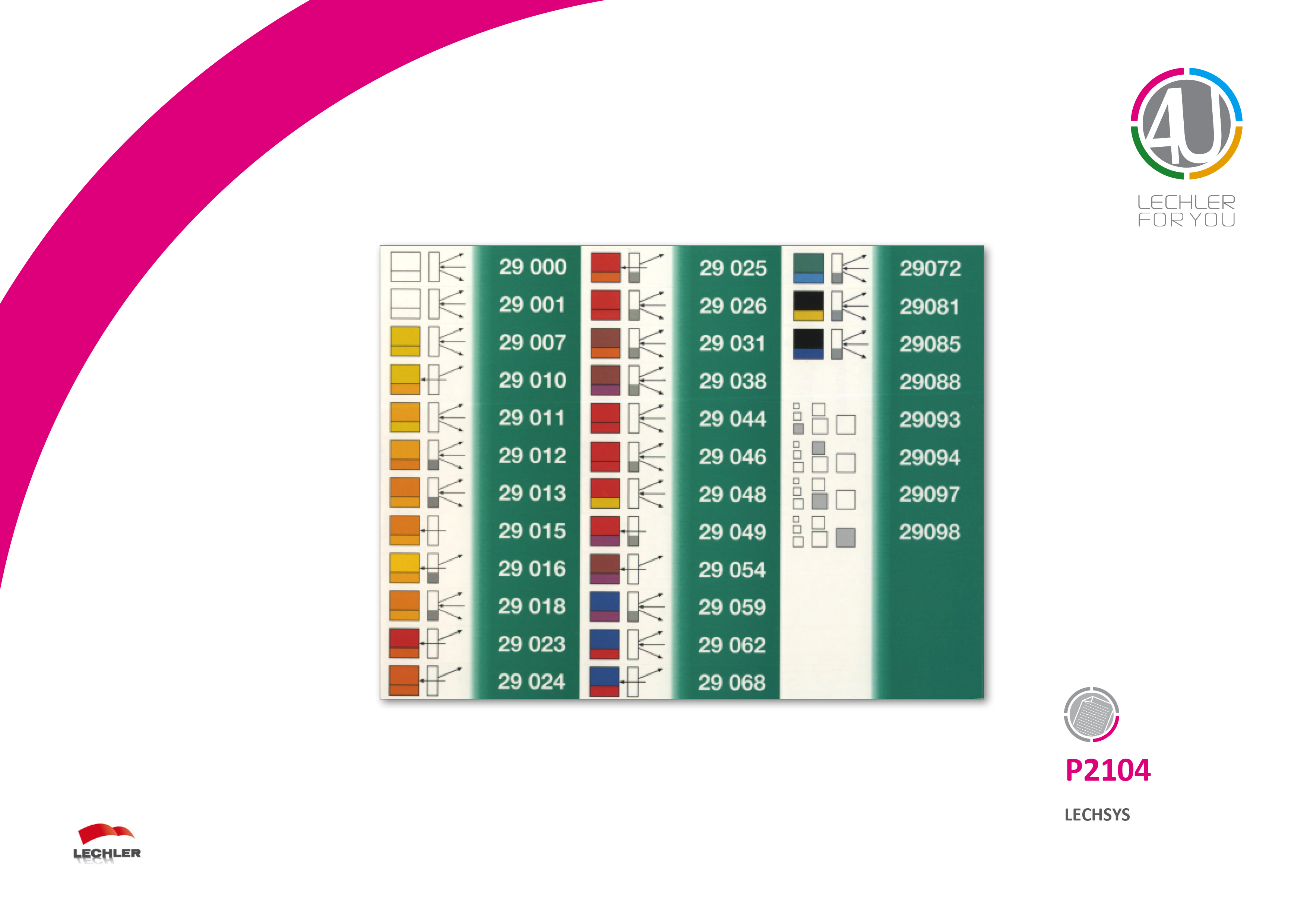 Naklejki do systemu Lechsys