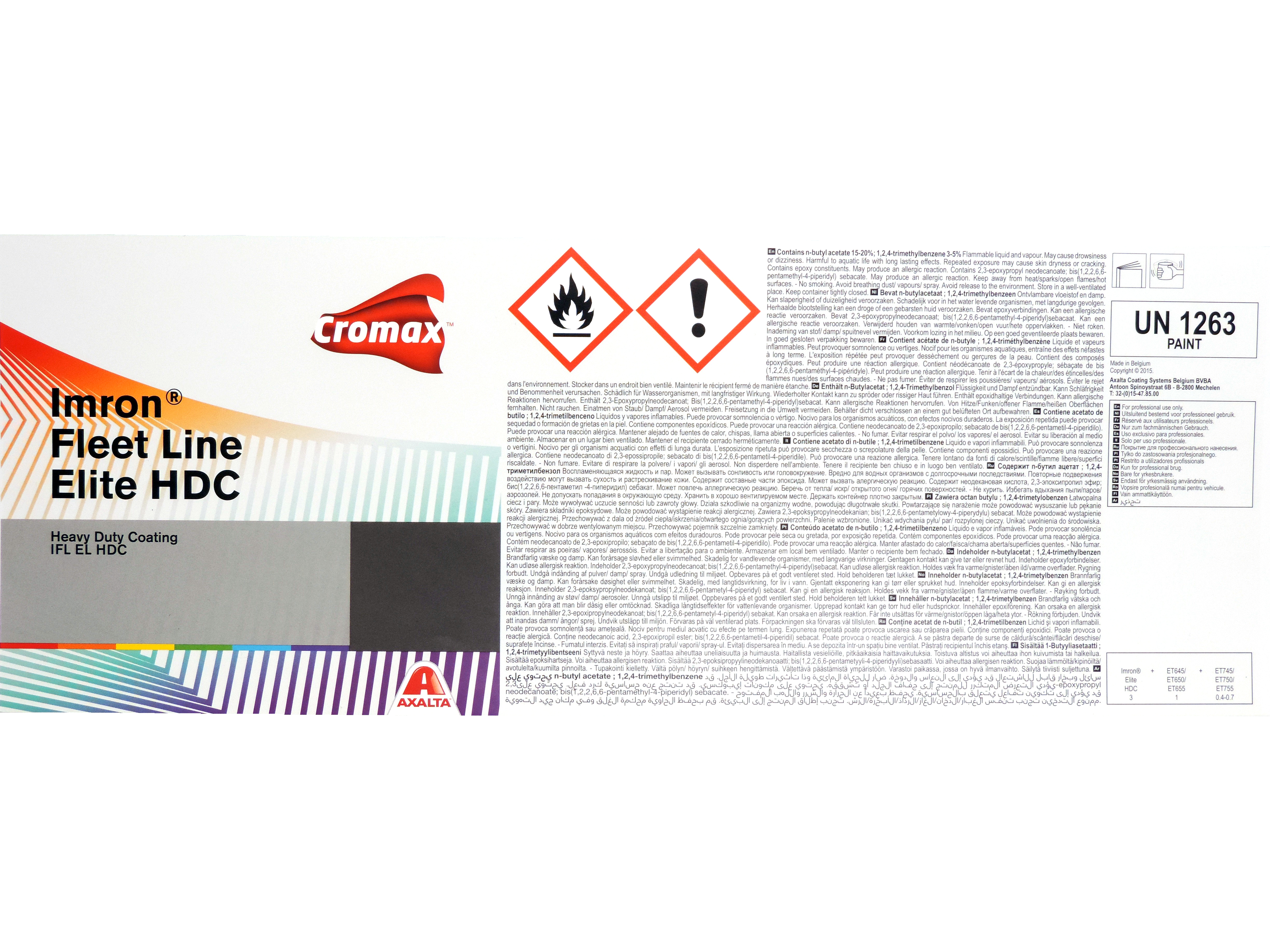 Etykieta Imron EL HFC