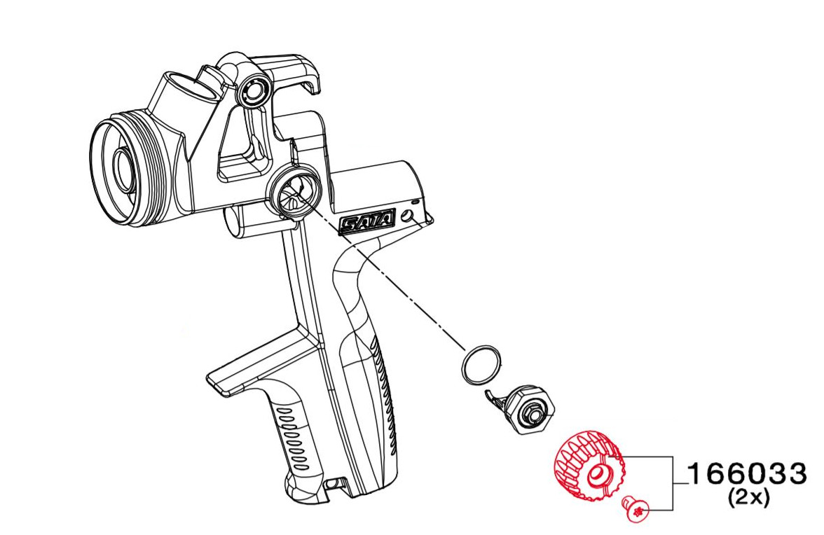 Pokretło Kontrolne Z Śrubą 166033