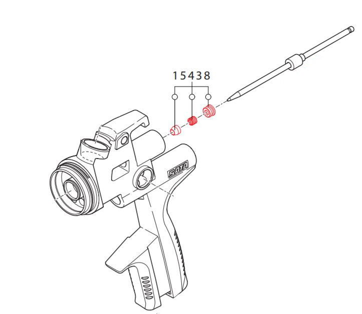 Pakowanie igły do farby 15438